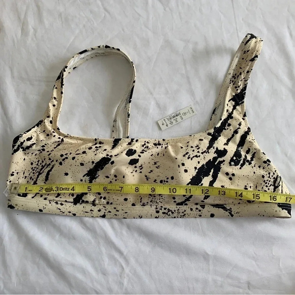 Madewell Second Wave Balconette Bikini Top Swimsuit Speckled Tiger 2XL XXL New! - Picture 12 of 14